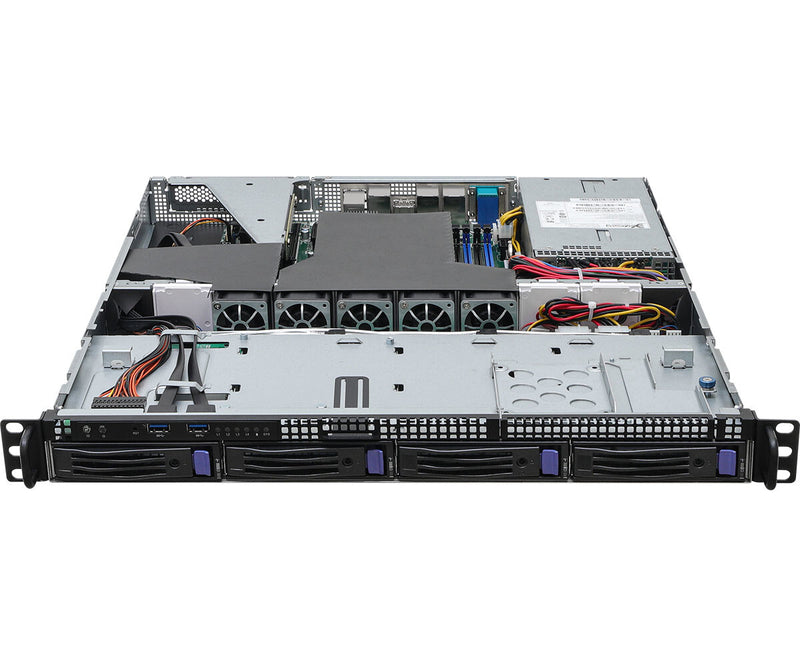 Asrock 1U4LW-B650/2L2T RPSU server barebone AMD B650 Sokkel AM5 Stativ (1U)