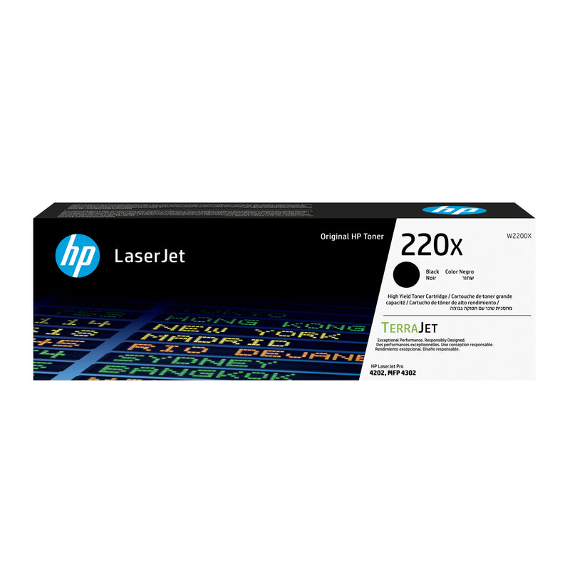 HP 220X original LaserJet-tonerpatron, sort