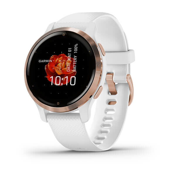 Garmin Venu 2S 2,79 cm (1.1") AMOLED 40 mm Digital 360 x 360 pixel Berøringsskærm Roseguld Wi-Fi GPS (satellit)