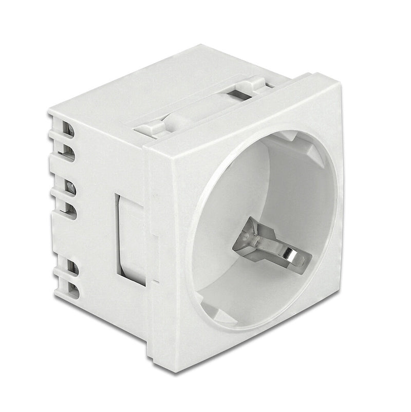 DeLOCK 81425 stikkontakt CEE 7/3 Hvid