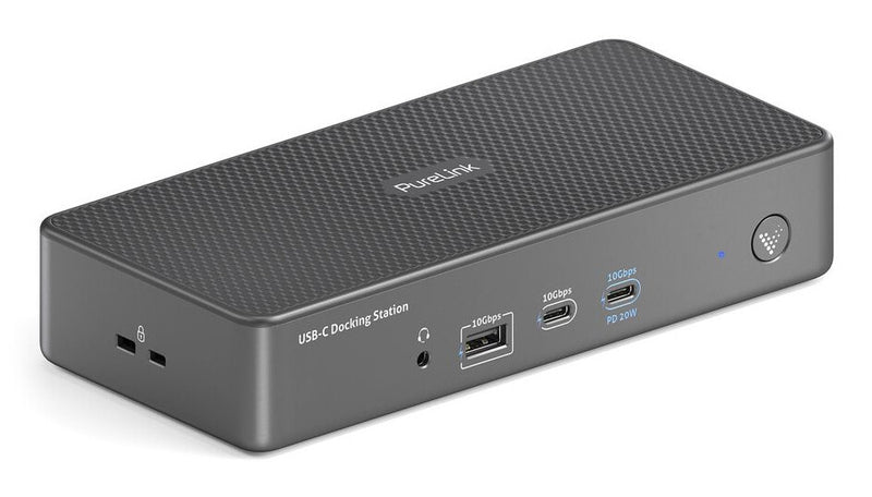 PureLink VL-D210DL dockingstation Ledningsført USB 3.2 Gen 2 (3.1 Gen 2) Type-C Grå