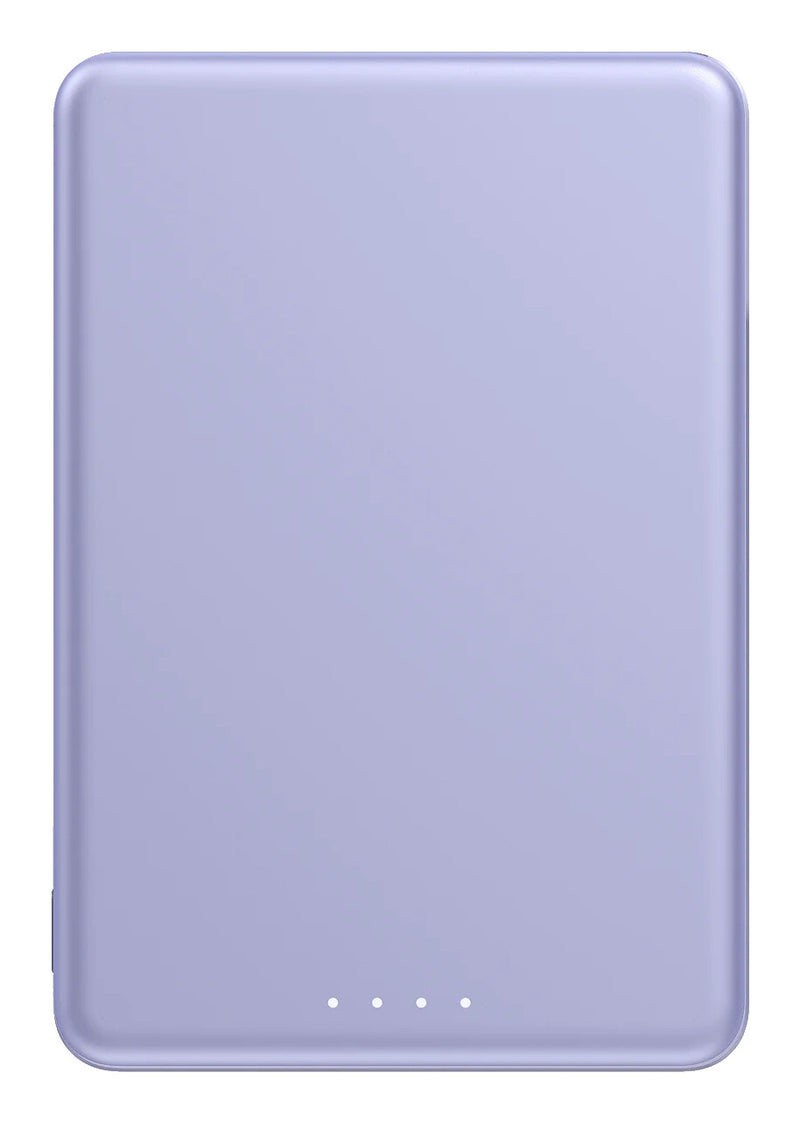 Xiaomi Super Slim Magnetic Power Bank 5000 Lithium-Ion (Li-Ion) 5000 mAh Trådløs opladning Violet