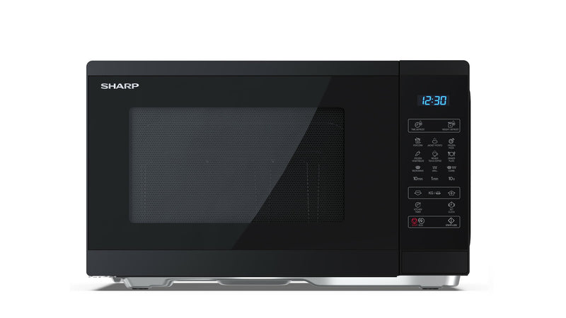 Sharp YC-MG252AE-B mikrobølgeovn Sort Grill mikroovn Bordplade 25 L 900 W