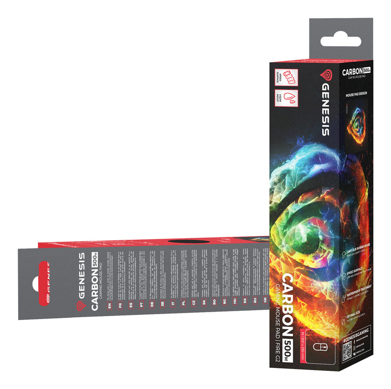 GENESIS Carbon 500 M Fire G2 Gaming musemåtte Flerfarvet