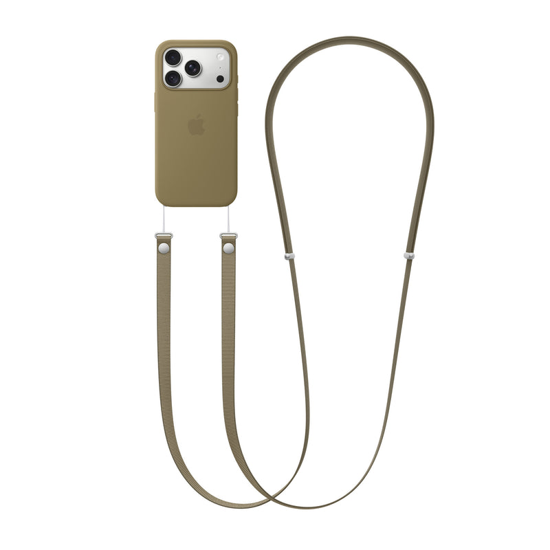 Apple Crossbody-rem – olivengrøn