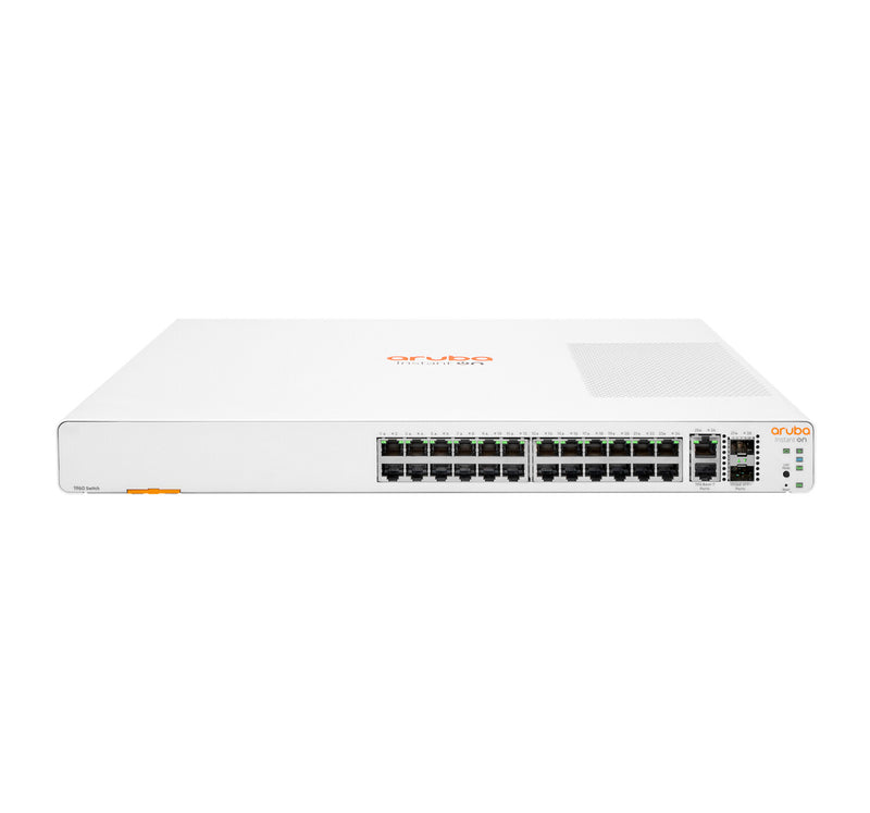 HPE Aruba Networking Aruba Instant On 1960 24G 2XGT 2SFP+ Administreret L2+ Gigabit Ethernet (10/100/1000) 1U Hvid
