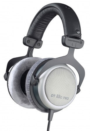 Beyerdynamic DT 880 PRO Hovedtelefoner Ledningsført Headset Musik Sort, Sølv
