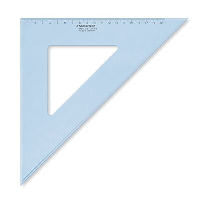 Staedtler Mars 567 Bordlineal 310 mm Plast Blå, Transparent 1 stk
