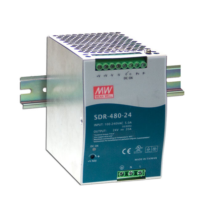 MEAN WELL Stromversorgung enhed til strømforsyning 480 W Metallic