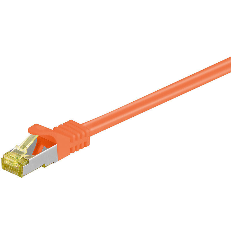 Goobay RJ-45 CAT7 0.5m netværkskabel Orange 0,5 m S/FTP (S-STP)