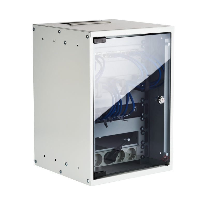 EFB Elektronik WGB-1009GR.30-SET1 stativ 9U Vægmonteret stativ Grå