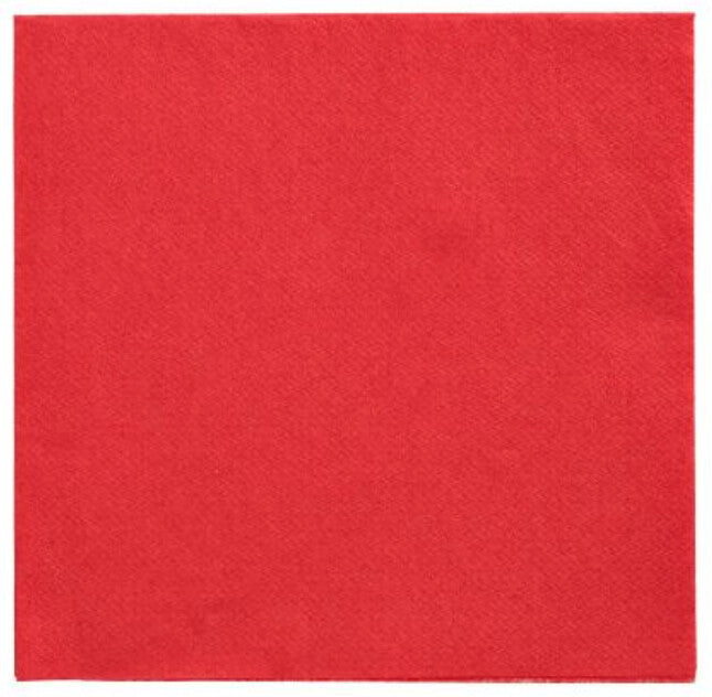 Papstar 89640 serviet 150 stk Rød Tekstil