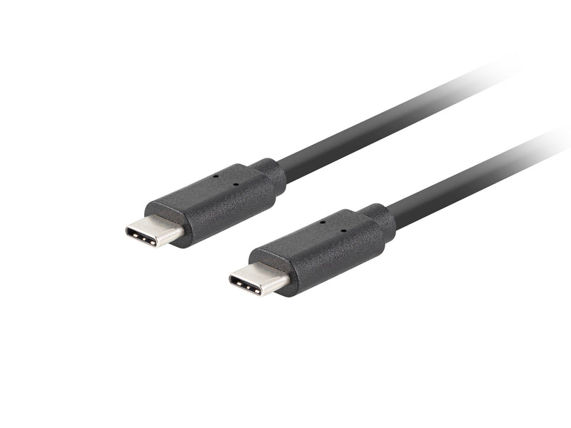 Lanberg CA-CMCM-32CU-0010-BK USB-kabel USB 3.2 Gen 2 (3.1 Gen 2) 1 m USB C Sort