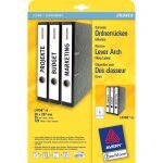 Avery Border Binder Labels, White 38 x 297mm (25)