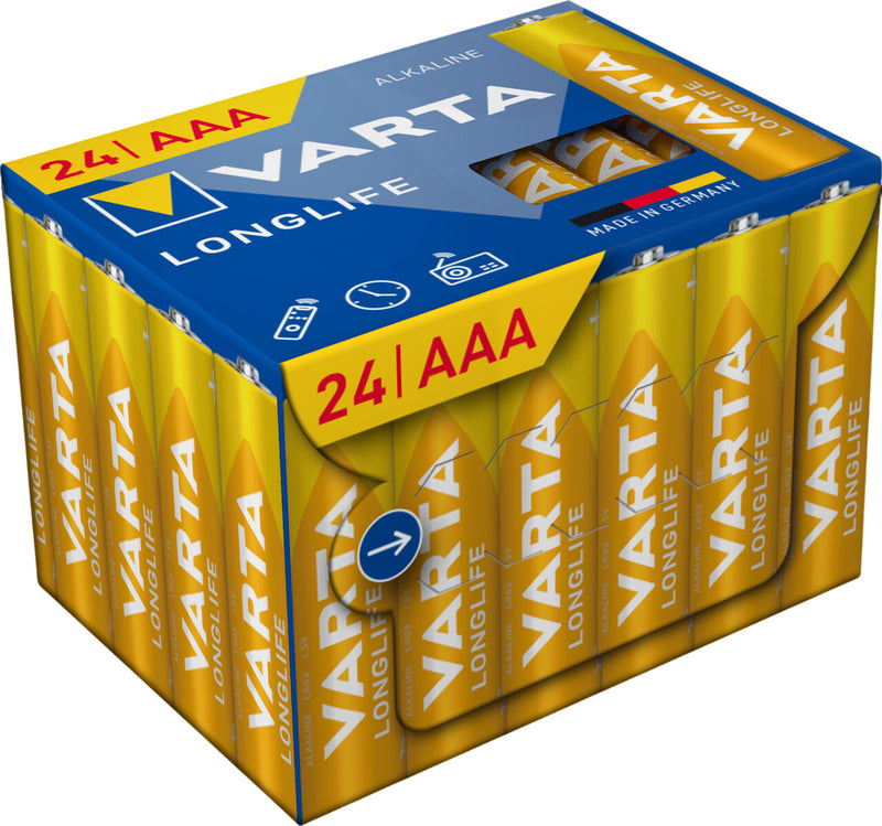 Varta Longlife AAA Engangsbatteri Alkaline