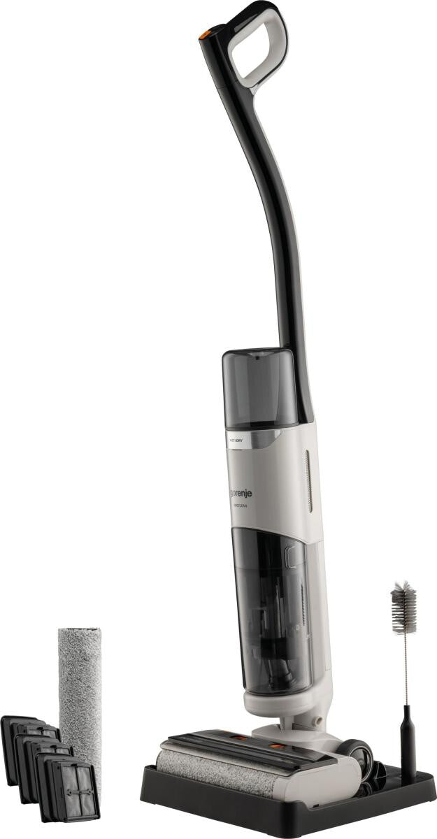 Gorenje SFC216100G 2-i-1 stangstøvsuger Batteri Tør&våd Poseløs 180 W Rustfrit stål 2,6 At