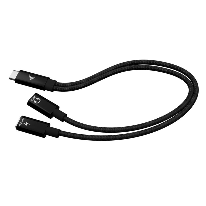 i-tec C31DUALSPLITTERCBLPD USB-kabel USB 2.0 0,3 m USB C 2 x USB C 100 W Sort