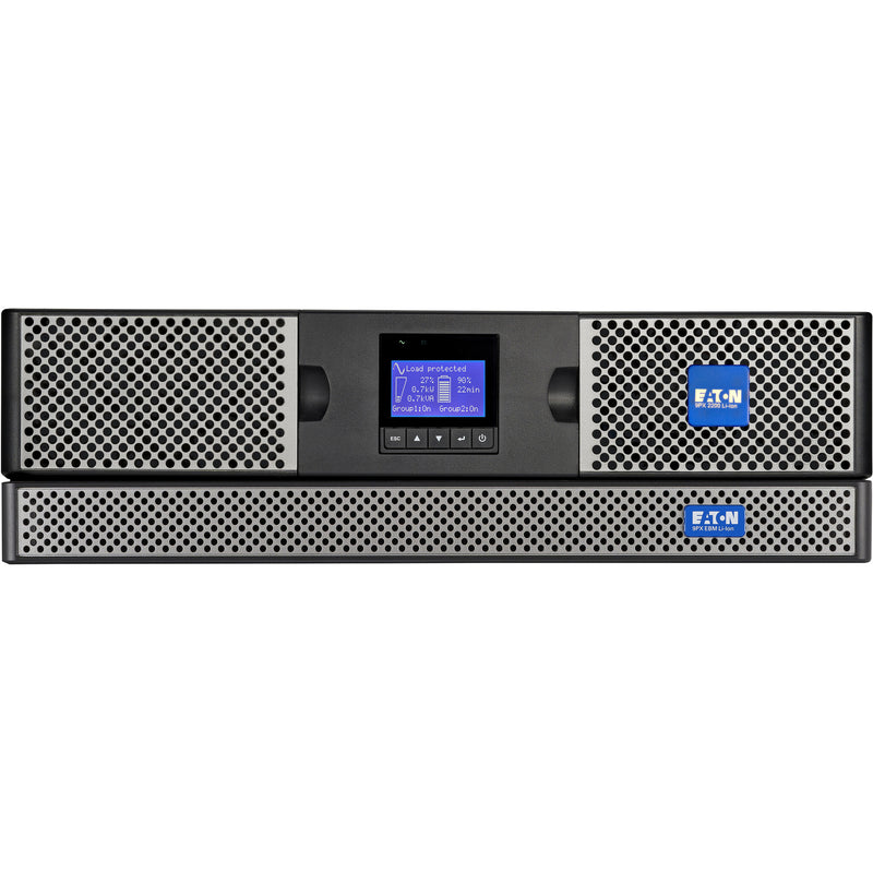Eaton 9PXEBM72RT1U-L UPS-enhed Dobbeltkonvertering (online) 2,2 kVA 2200 W 10 AC stikkontakt(er)