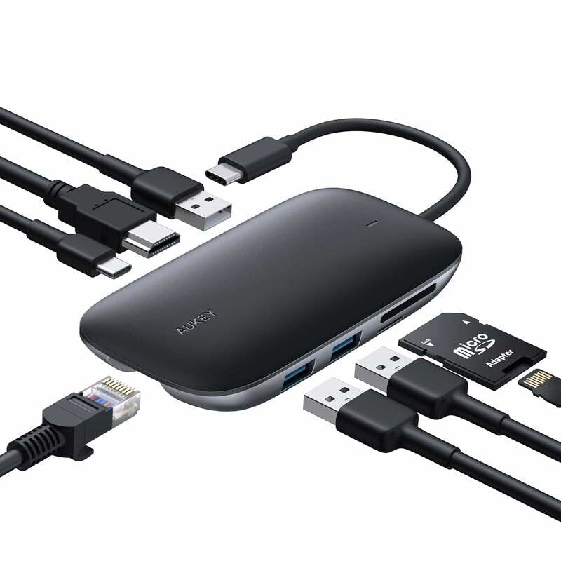 AUKEY CB-C71 dockingstation Sort