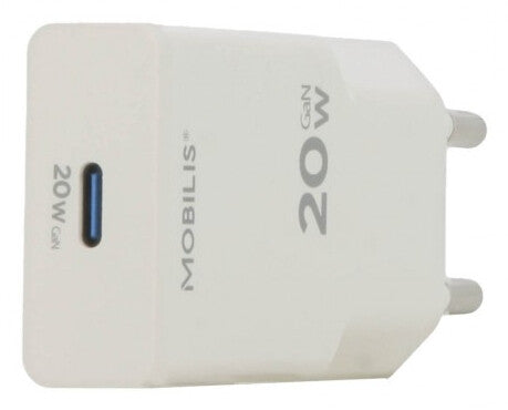 Mobilis 020025 oplader til mobil enhed Universel Hvid Vekselstrøm Hurtig opladning Indendørs