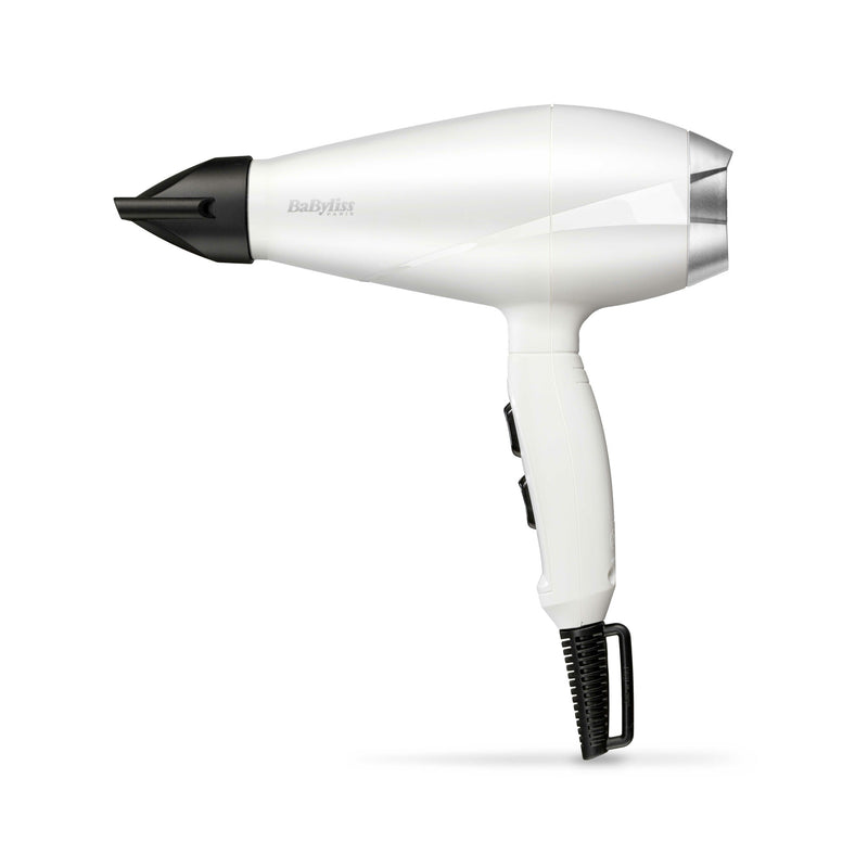 BaByliss 6704WE hårtørrer 2000 W Sort, Hvid