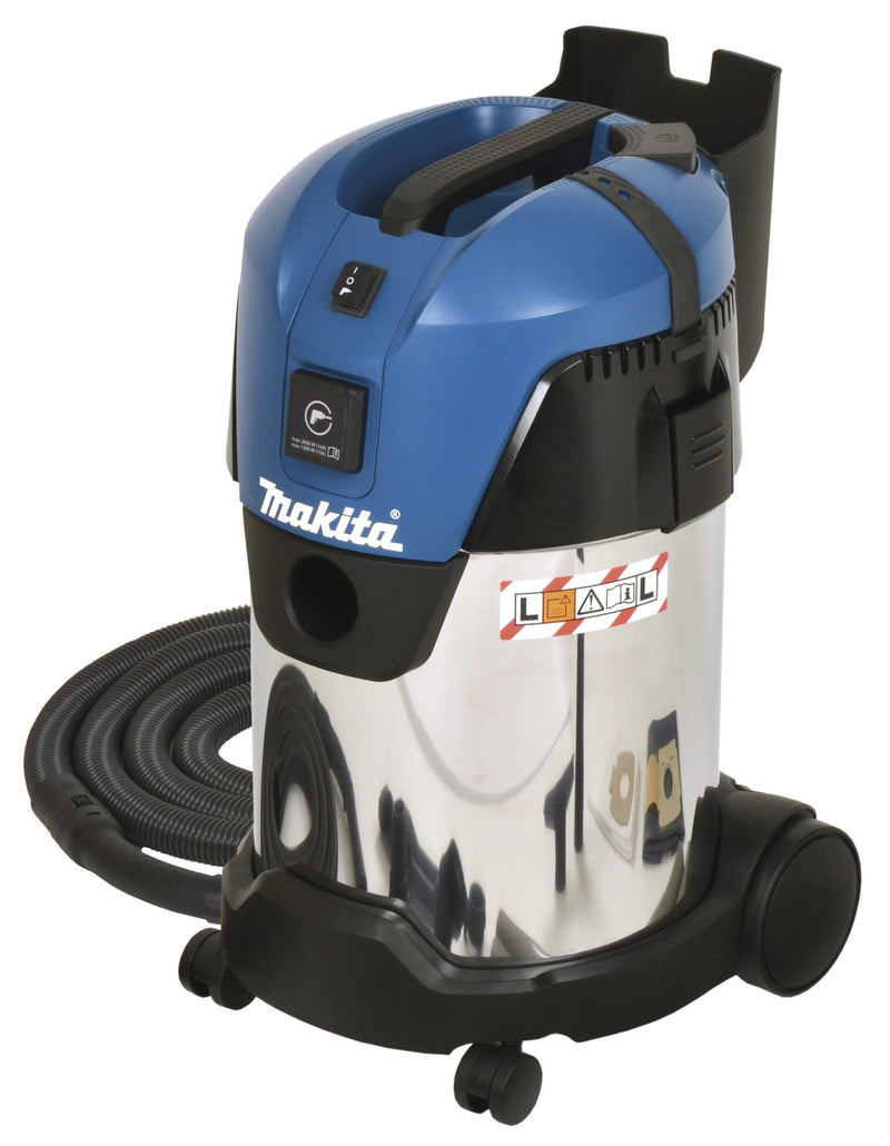 Makita VC3011L støv-udsuger Sort, Blå, Hvid 30 L 2000 W