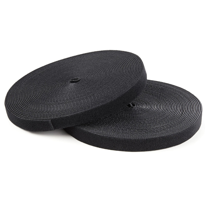 StarTech.com HKLP100 kabelsamler Krog og løkke kabelbinder Nylon Sort 1 stk