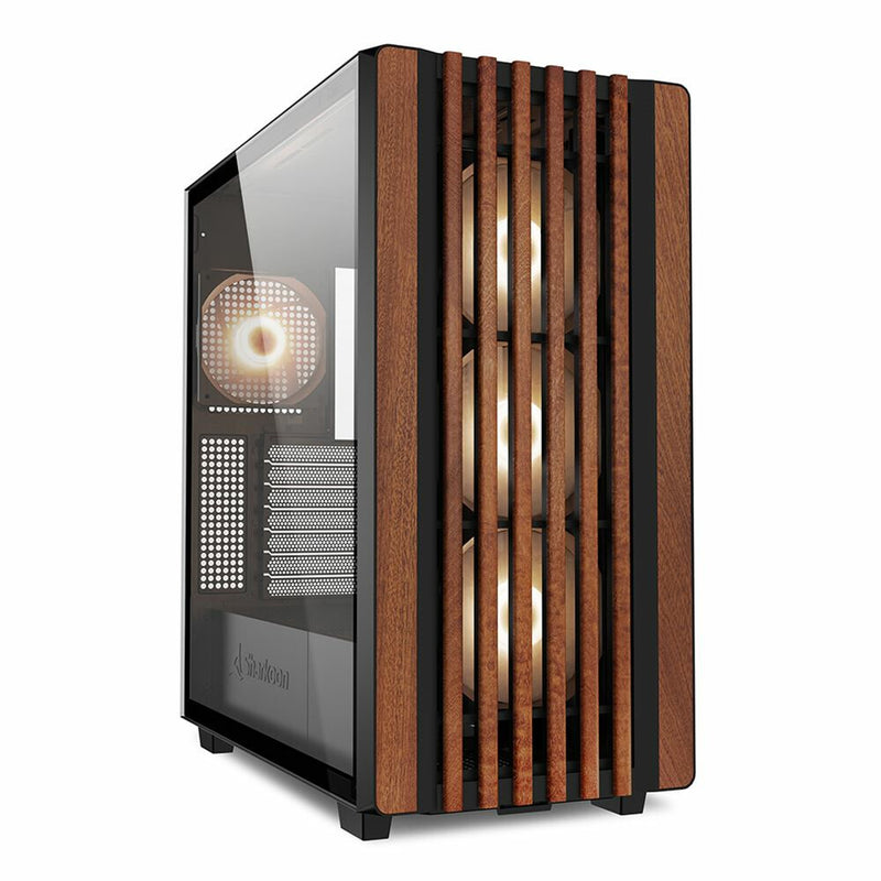 Sharkoon REBEL C70G RGB Full Tower Sort, Træ