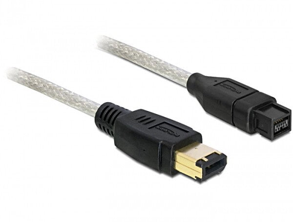 DeLOCK FireWire B/A, 1m Grå