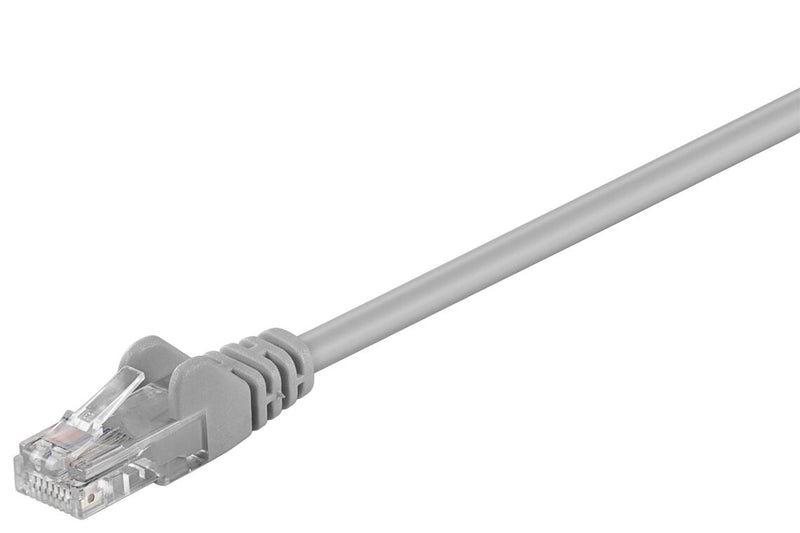 Goobay 68367 netværkskabel Grå 3 m Cat5e U/UTP (UTP)