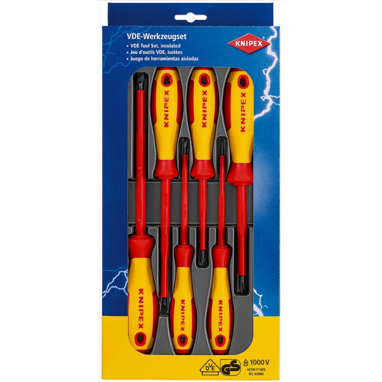 Knipex 00 20 12 V01 manuel skruetrækker Sæt Standard skruetrækker