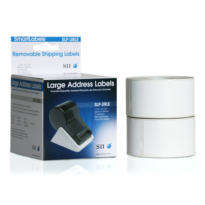 Seiko Instruments SLP-2RLE Hvid Selvklæbende printeretiket