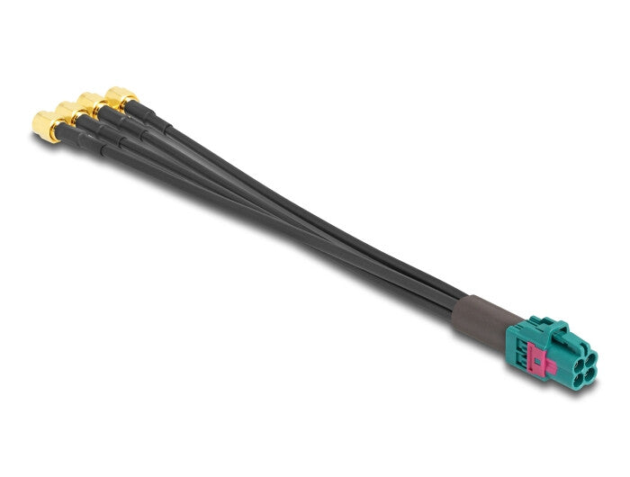 DeLOCK 90126 koaxial kabel 0,2 m Mini FAKRA Z SMA Sort
