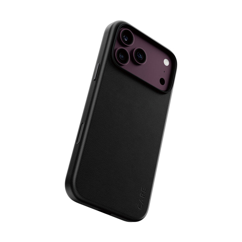 PanzerGlass CARE™ by ® Solo Vegan Leather Case Sort m. MagSafe iPhone 18 Pro Max | 17 Pro Max