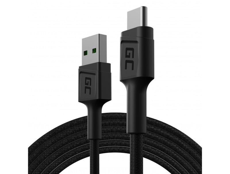 Green Cell KABGC19 USB-kabel USB 2.0 2 m USB A USB C 0,48 Gbit/sek. Sort