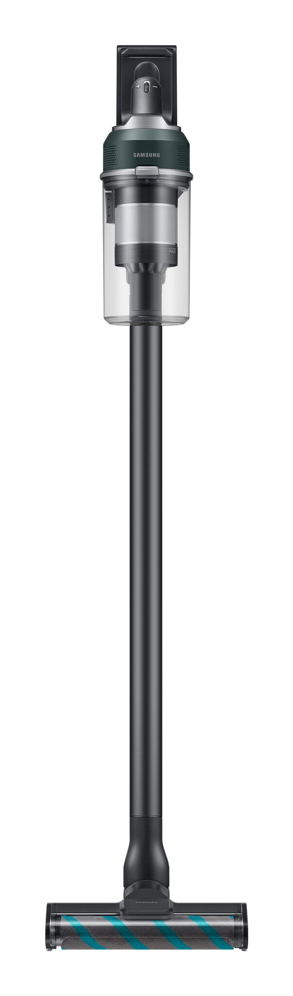 Samsung VS70H25WPT/WA stav støvsuger & elektrisk kost Stick vakuum Batteri Dry HEPA Poseløs 0,8 L 770 W Sort, Teal, Grøn