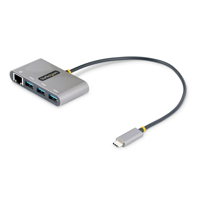 StarTech.com HB30C3A1GEA2 dockingstation Ledningsført USB 3.2 Gen 1 (3.1 Gen 1) Type-C Grå