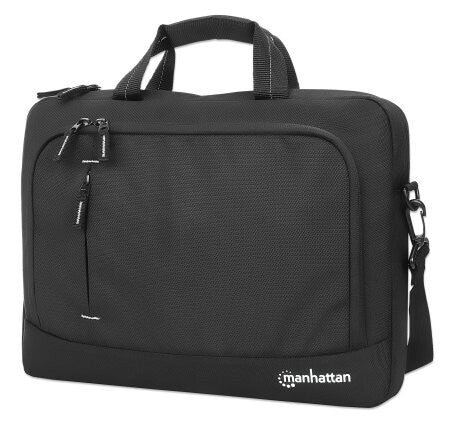 Manhattan 440363 taske og etui til laptop 35,8 cm (14.1") Brevtaske Sort
