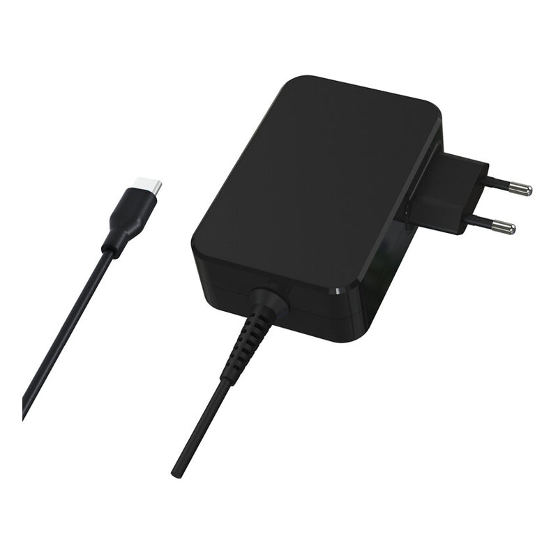 LC-Power LC-NB-GAN-90-C oplader til mobil enhed Laptop Sort Vekselstrøm Indendørs