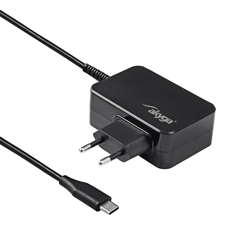 Akyga AK-ND-81 oplader til mobil enhed Universel Sort Vekselstrøm Hurtig opladning Indendørs