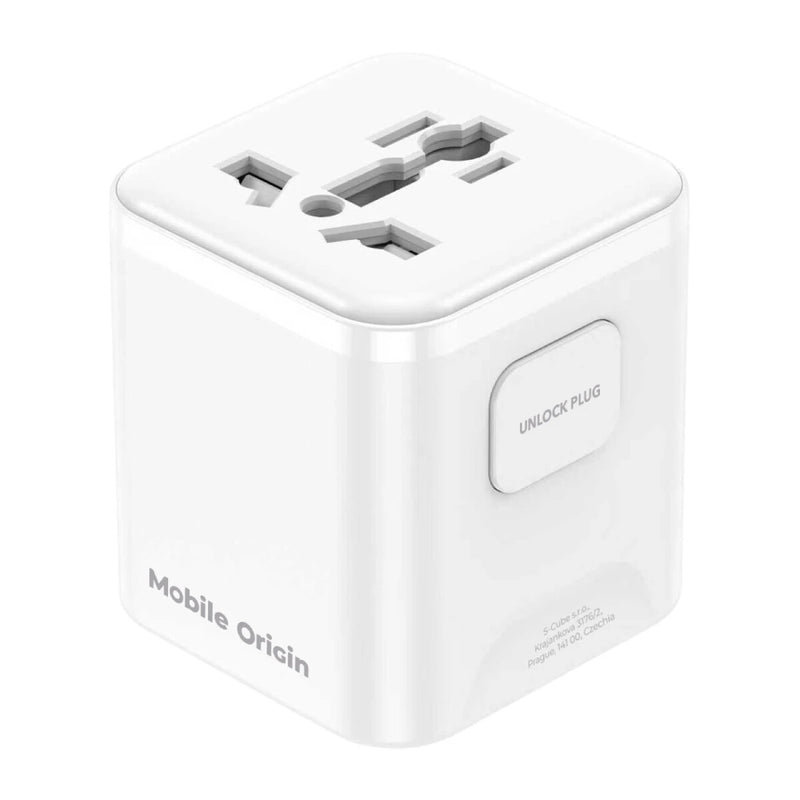 Mobile Origin MO-UTRA-PW30-WHT strømstik adapter Universel Hvid