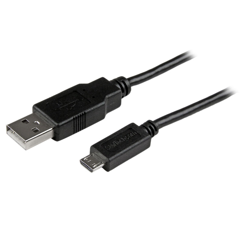 StarTech.com USBAUB2MBK USB-kabel USB 2.0 2 m USB A Micro-USB B 0,48 Gbit/sek. Sort