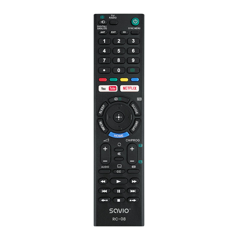 Savio RC-08 fjernbetjening TV Tryk på knapper