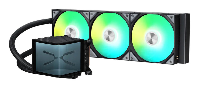 TRYX PANORAMA ARGB 360 Processor Væskekølingssæt 12 cm Sort 1 stk
