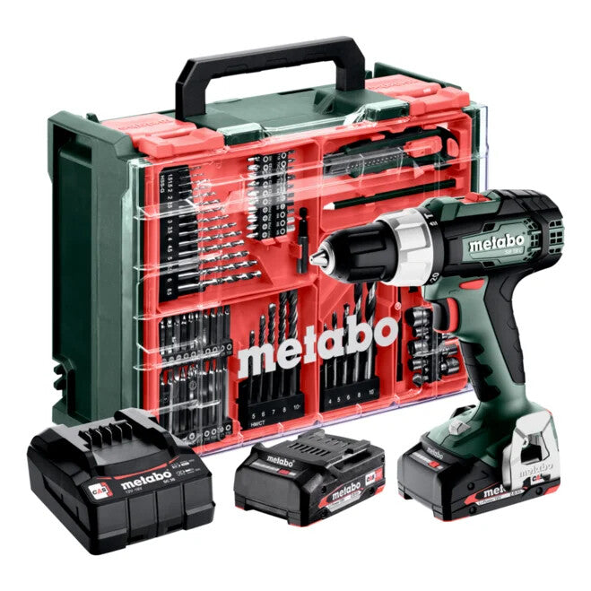 Metabo SB 18 L Set 1,6 kg Sort, Rød, Sølv