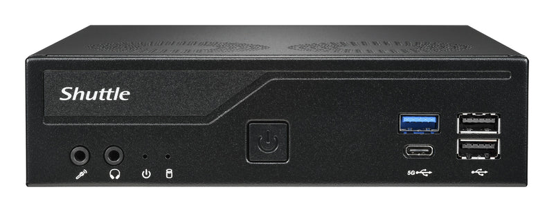 Shuttle XPС slim DH610V2 PC barebone 1,35 L størrelse PC Sort Intel H610 LGA 1700