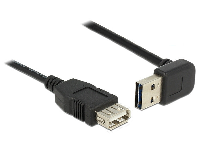 DeLOCK 85185 USB-kabel USB 2.0 0,5 m USB A 0,48 Gbit/sek. Sort