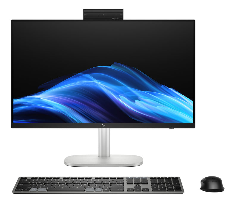 HP EliteStudio 8 All-in-One G1i Desktop AI PC Intel Core Ultra 5 235 60,5 cm (23.8") 1920 x 1080 pixel All-in-One PC 24 GB DDR5-SDRAM 512 GB SSD Windows 11 Pro Wi-Fi 7 (802.11be) Sølv