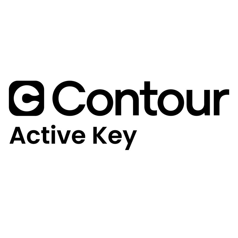 Contour Design Active Key AK-C8100 tastatur Medicinsk USB QWERTZ Tysk Sort