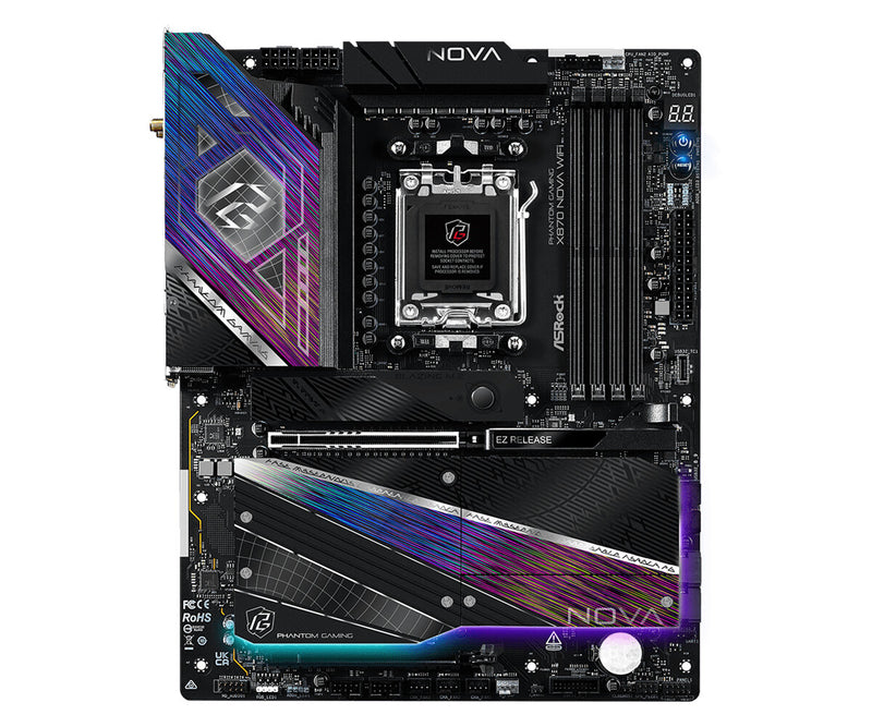 Asrock X870 NOVA WIFI AMD X870 Sokkel AM5 ATX